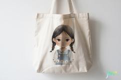 Daisy Flower Girl Watercolor Product Image 4