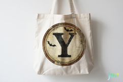 Retro Halloween Letter Clipart Product Image 4