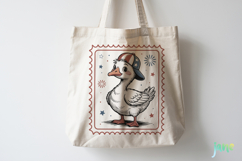 4th July Goose Stamp SVG Product Image 4