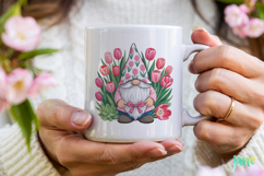Cute Gnome In Summer Clipart Product Image 4