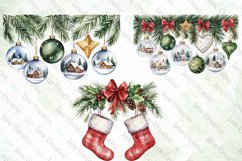 Christmas Garland PNG Clipart Product Image 4