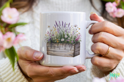 Garden Girl Watercolor Clipart Product Image 4