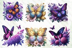 Spring Butterfly Clipart Sublimation Product Image 4