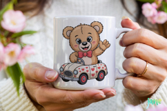 Valentine Teddy Bear Clipart Product Image 4