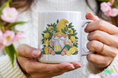 Cute Gnome In Summer Clipart Product Image 3