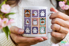 Cute Ghost Spooky Halloween Png Clipart Product Image 4
