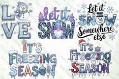 Hello Winter Sublimation Clipart Product Image 4
