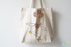 Cute Cowgirl Goose Svg Product Image 4
