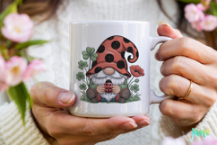 Cute Gnome In Summer Clipart Product Image 2