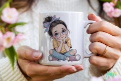 Cute Little Girl Sublimation Product Image 4
