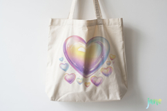 Cute Pastel Heart Clipart Product Image 3