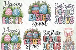 Happy Easter Clipart Sublimation Clipart Product Image 4