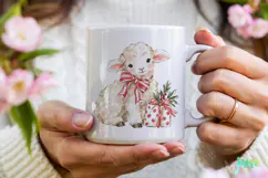Cozy Christmas Watercolor Clipart Product Image 3
