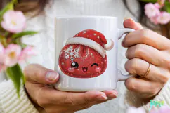 Glitter Christmas Dumpling Clipart Product Image 3