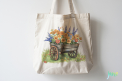 Daisy Flower Girl Watercolor Product Image 4