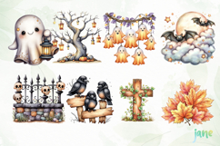 Cute Halloween Clipart Sublimation Product Image 6