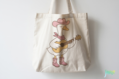 Cute Cowgirl Goose Svg Product Image 4