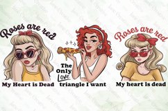 Funny Anti-Valentine Sublimation Clipart Product Image 4