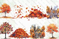 Watercolor Autumn Clipart Sublimation Product Image 4