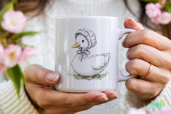 Vintage Goose Clipart Product Image 3