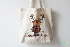 Quirky Funny Christmas Reindeer Clipart Product Image 4