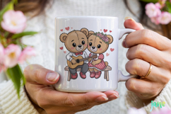 Valentine Teddy Bear Clipart Product Image 4