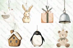 Christmas Ornament Sublimation Clipart Product Image 4