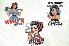 Funny Pin-up Girl Quotes Sublimation Product Image 4