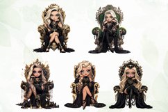 Halloween Goth Queen Sublimation Clipart Product Image 2