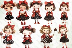 Chocolate Lover Girl Clipart Sublimation Product Image 4
