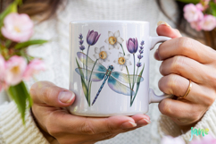 Watercolor Spring Flowers Clipart Product Image 4