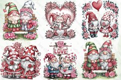 Valentine Gnome Couple Sublimation Product Image 4