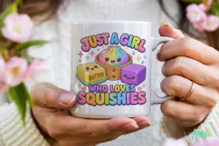 Just A Girl Who Loves Squishies Clipart Product Image 3