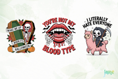 Sarcastic Halloween PNG Bundle Product Image 5