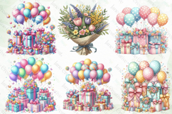 Watercolor Happy Birthday Sublimation Product Image 4