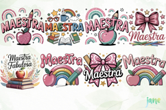 Latina Teacher Sublimation Product Image 3
