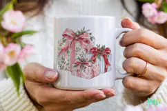 Cozy Christmas Watercolor Clipart Product Image 3