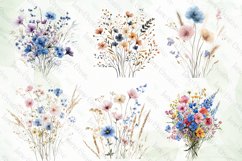 Spring Wildflower Clipart Sublimation Product Image 4