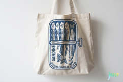 Retro Sardines SVG PNG Sublimation Product Image 4
