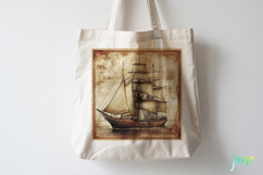 Nautical Vintage Stamp Sublimation Product Image 4