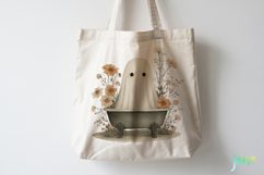 Vintage Fall Ghost Sublimation Product Image 4
