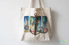 Fisherman Brushstroke Clipart Product Image 4