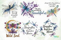 Inspirational Quotes Dragonfly PNG Product Image 4