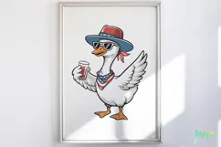 4th Of July Goose SVG PNG Product Image 5