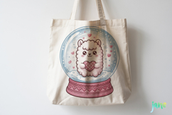 In Love Alpacas Watercolor Clipart Product Image 3