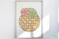 Retro Summer Pool Party SVG PNG Clipart Product Image 5