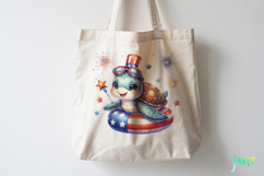 Sea Turtle 4th of July Clipart Product Image 3