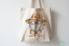 Watercolor Beach Gnome Clipart Product Image 4