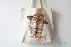 Watercolor Beach Gnome Clipart Product Image 4