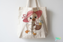 Summer Baby Duck Watercolor Clipart Product Image 3